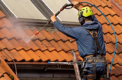 Démoussage et hydrofuge de toiture à Cambe